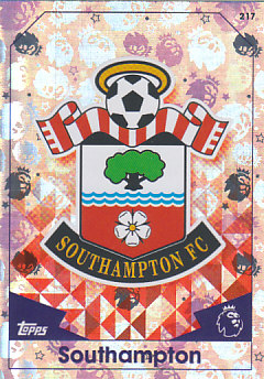 Club Badge Southampton 2016/17 Topps Match Attax Club Badge #217